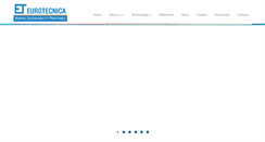 Desktop Screenshot of eurotecnica.it