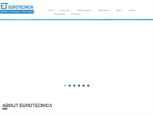 Tablet Screenshot of eurotecnica.it